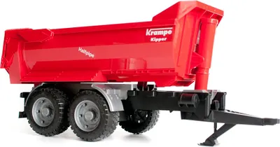 Productafbeelding van Bruder, aanhanger met halfpipe, afmetingen: 49 x 18,8 x 21,2 cm, schaal 1:16