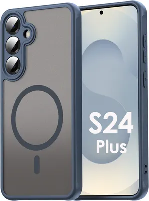 Produktbild von Handyhülle für Samsung Galaxy S24 Plus Matt Case Schutzhülle Kratzfest Passgenau Blau
