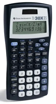 Produktbild von Texas Instruments Schulrechner TI-30X II S Solar Solarbetrieb