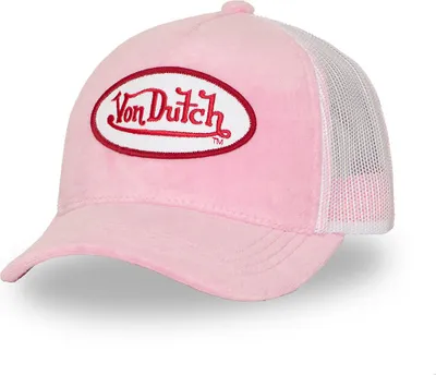 Produktbild von Von Dutch Originals Trucker Cap - VELOURS Kylie Women Light Pink
