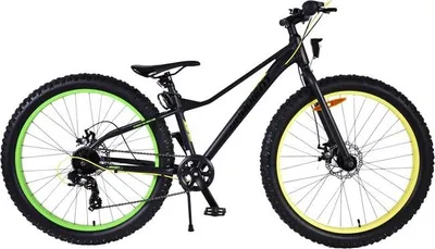 Produktbild von Volare Gradient Kinderfahrrad - Jungen - 26 Zoll - Schwarz Gelb Grün - 7 Gänge - Prime Collection