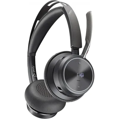 Image de Hewlett-Packard Poly Voyager Focus 2 Trådløs Kabling Headset Sort