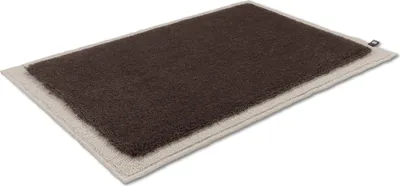 Produktbild von Rhomtuft Badteppich Frame 80 x 160 cm  Farbe  moor/stone