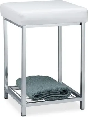 Immagine prodotto di Sgabello bianco con contenitore