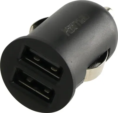 Produktbild von HAMA KFZ-Ladegerät, USB, 12 W, schwarz, 2-fach