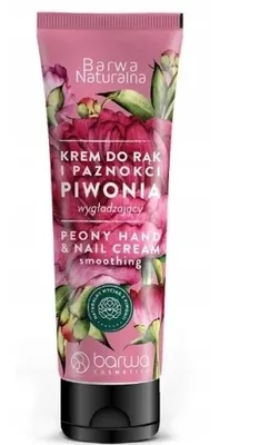 Produktbild von BARWA Natural Smoothing Hand and Nail Cream - Peony 100ml