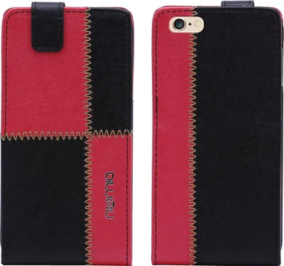 Produktbild von Apple Iphone 6 / 6s Numia Flipstyle Schwarz-Rot