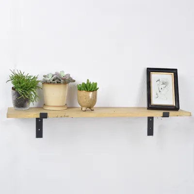 Zdjęcie produktu dla LOFT42 Półka ścienna Wally z drewna mango, czarna -  - 1,6 x 70 x 16