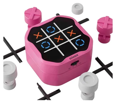 Immagine prodotto di GiiKER Tic Tac Toe Bolt, console portatile puzzle game 3 in 1/giochi di viaggio