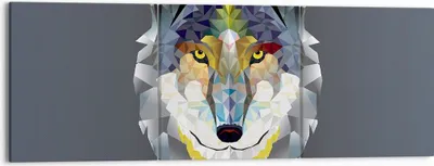 Produktbild von Bild auf Leinwand - Leinwandbild - Tier Abstraktion - 150x50cm - Wand Bild - Wanddeko - Wandbilder - Leinwanddruck - Bilder - Kunstdruck - Wanddekoration - Leinwand bilder - Wandkunst - CA150x50-3633