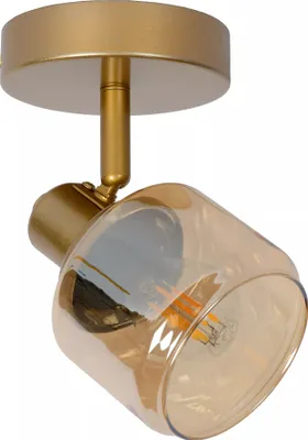 Imagen del producto de Lámpara de pared o techo dorada BJORN, 1xE14, 40W, Lucide