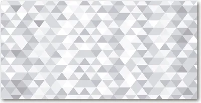 Produktbild von Tulup® Glas-Bild - 100x50 -Wandkunst - Wandbild hinter gehärtetem Sicherheitsglas  - Sonstige - Graue Dreiecke - Grau