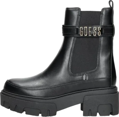 Produktbild von Guess Yelma  Enkellaarsjes Plat - Zwart - Maat 41