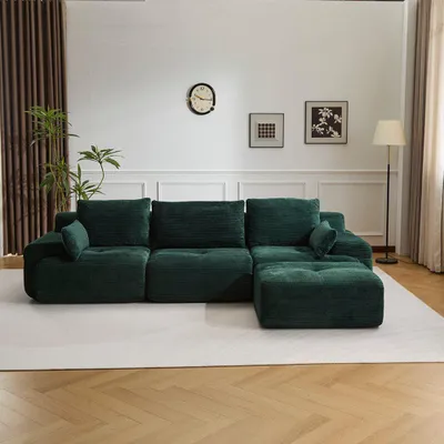 Produktbild von Sofa Sofa 3-2-1 Sitzer mit Schlaffunktion – Wohnzimmersofa modern & bequem Bequemes Sofa mit Bettfunktion – modern, kompakt und flexibel nutzbar
