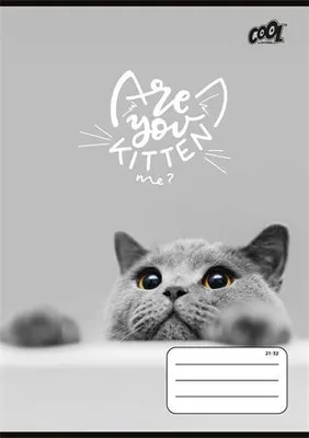 Obrázek produktu pro Sešit "Cats Forever", 21-32, mix motivů, A5, linkovaný, 32 listů, 4-8. třída, COOL BY VICTORIA