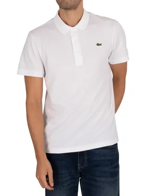 Produktbild von Lacoste Sport polo regular fit stretch, wit