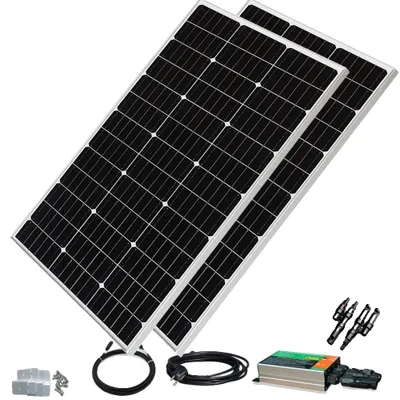 Obrázok produktu pre Balkónový solárny systém, maximálny výkon 300W, účinnosť modulov 22% , 220V 230V 300W