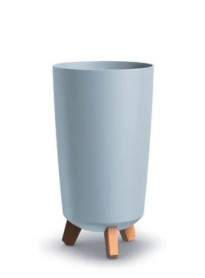 Produktbild von nabbi Kunststoff-Pflanzgefäß auf Beinen DGTL200 19,5 cm - hellgrau