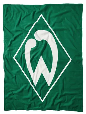 Produktbild von SV Werder Bremen Fleecedecke Raute