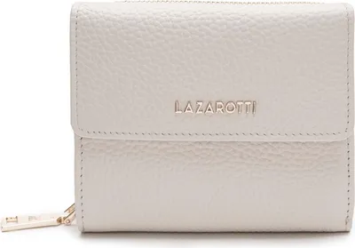 Produktbild von Lazarotti Leder Geldbörse Bologna Leather Wallet With 8 Card Slots Cream creme
