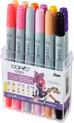 Produktbild von Copic Ciao 12er Manga Set - Witch