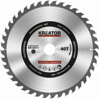 Obrázek produktu pro KREATOR pilový kotouč 254mm*30mm 40z KRT020427