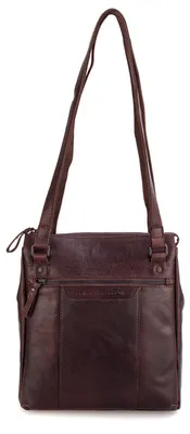 Imagen del producto de SPIKES & SPARROW Cuero mochila bolso de hombro Bronco Backpack Dark Brown marrón