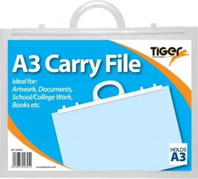 Image de Tiger Stationery - Classeur portable, A3 SG21669 (Taille unique) (Transparent)