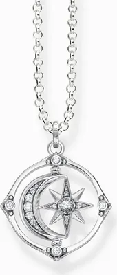Produktbild von Thomas Sabo Kette mit Anhänger Stern/Mond KE1985-643-14 Silber