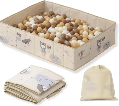 Obrázek produktu pro Koule pro děti, rozměry 120x90x30 cm, skládací, vhodné pro děti do 3 let, pro použití v interiéru