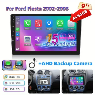 Imagen del producto de Radio de doble DIN - Estéreo Android - Reproductor multimedia - Radio CarPlay - Sistema de navegación