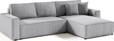 Produktbild von Intenso Ecksofa mit Schlaffunktion Poso L, Grau