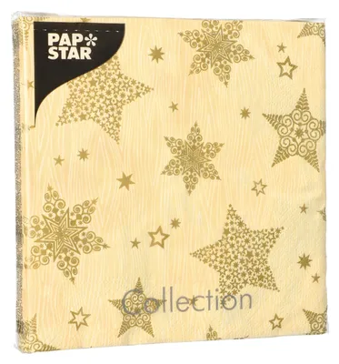 Obrázek produktu pro Papstar Serv. creme Christmas Shine