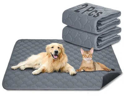 Image de Lot de 2 tapis d'entraînement imperméables pour animaux de compagnie