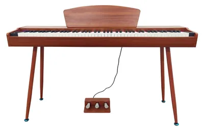 Productafbeelding van Digitales Klavier Piano Heimklavier Digital Keyboard 135cm Kirschrot