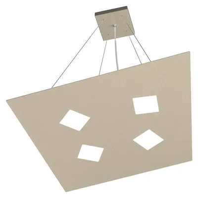 Produktbild von Aufhängung Modern Note Metall Sand 4 Lichter Gx53