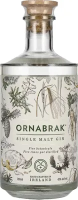 Image de Ornabrak Single Malt Gin 43% Vol. 0,7l