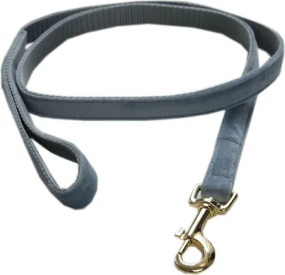 Zdjęcie produktu dla Kentucky Dogwear Hundeleine Velvet 200 cm Rozmiar L Jasnoniebieski