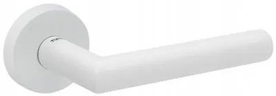 Image de Poignée de porte Tupai 2002-152 acier inoxydable blanc