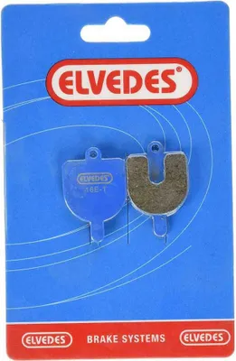 Produktbild von Elvedes Rst Mechanic Organische Scheibenbremsbeläge Schwarz Schwarz One Size