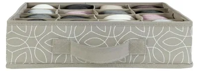 Organizer mit 16 Fächern, Balance, 31 x 8,5 x 31 cm, beige