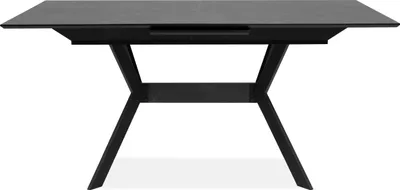 Image de CALICOSY - Table à manger extensible de 160 à 200 cm effet ardoise HARO