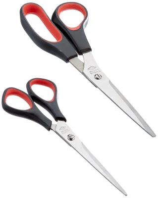 Produktbild von WEDO Linkshänder - Scheren - Set 16,0 cm / 21,0 cm Universal Linkshänderschere - rostfreier Edelstahl