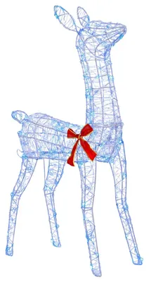 Imagen del producto de Reno Navideño 3D LOVIISA 110 LED Azul 70 x 26 x 100 cm