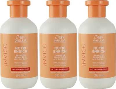 Produktbild von Wella Invigo Nutri Enrich 3 x 300 ml Shampoo Set