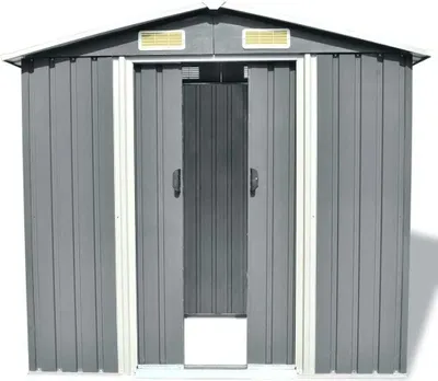 Immagine prodotto di Capanno per Attrezzi in Metallo Grigio 204x132x186 cm