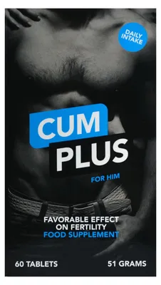 Productafbeelding van CumPlus – Voedingssupplement voor Mannen – Dagelijkse Ondersteuning van Mannelijke Vitaliteit – Capsules