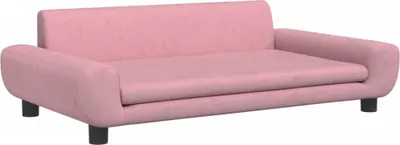 Produktbild von vidaXL Kindersofa Rosa 100x54x33 cm Samt