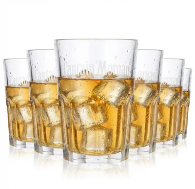 Produktbild von 6x Captain Morgan Rum Glas 0,35l Longdrinkglas Tumbler Captain Morgan Arcoroc