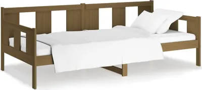 Immagine prodotto di vidaXL Letto da giorno in pino massiccio marrone miele 90x200 cm